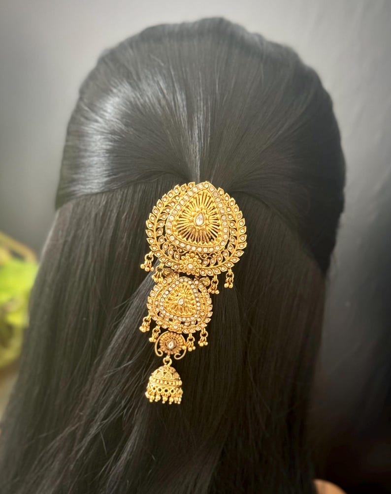 Antique Hair Pin / Juda Pin / Veni Pin / Jada Billa / Classical Dance