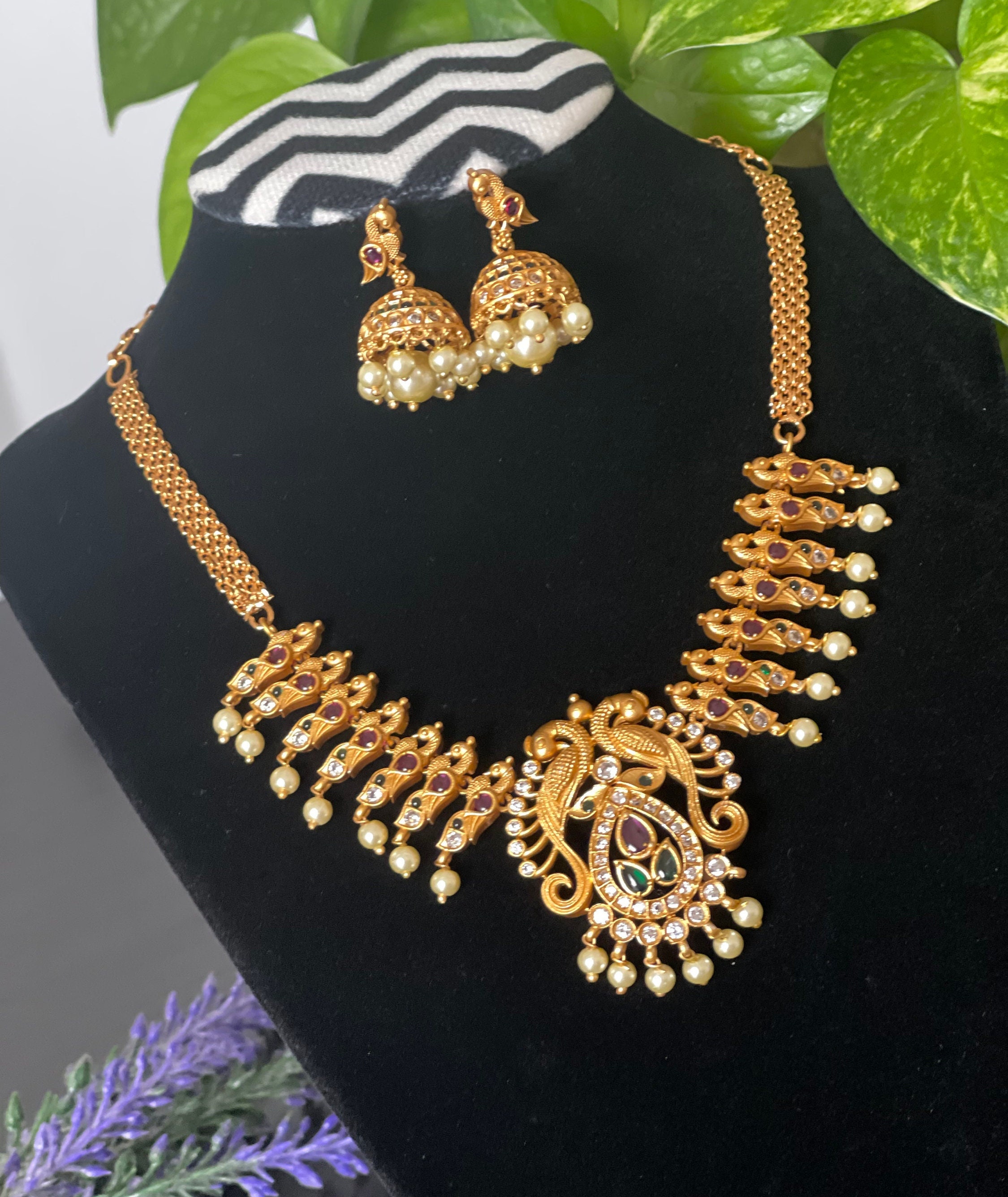 Simple Elegant Kemp Necklace Set / Mini 