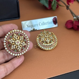 Gold Sun & Moon Hair Accessory: Kemp Bridal Dance Jewelry