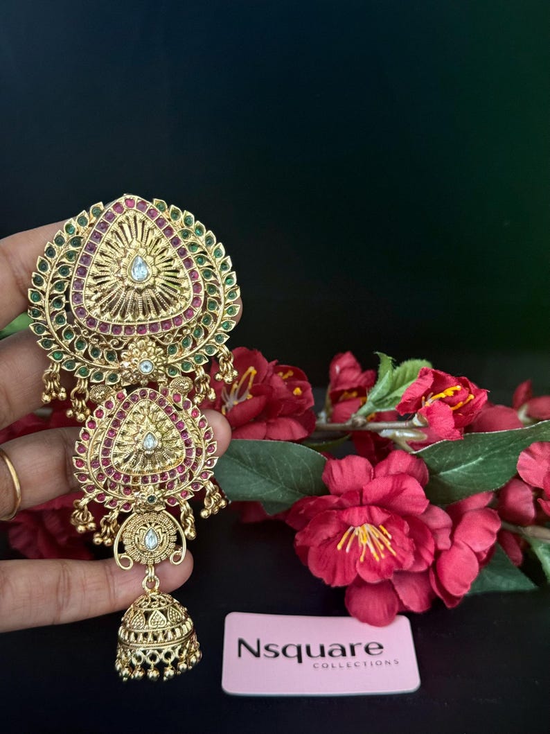 Antique Hair Pin / Juda Pin / Veni Pin / Jada Billa / Classical Dance