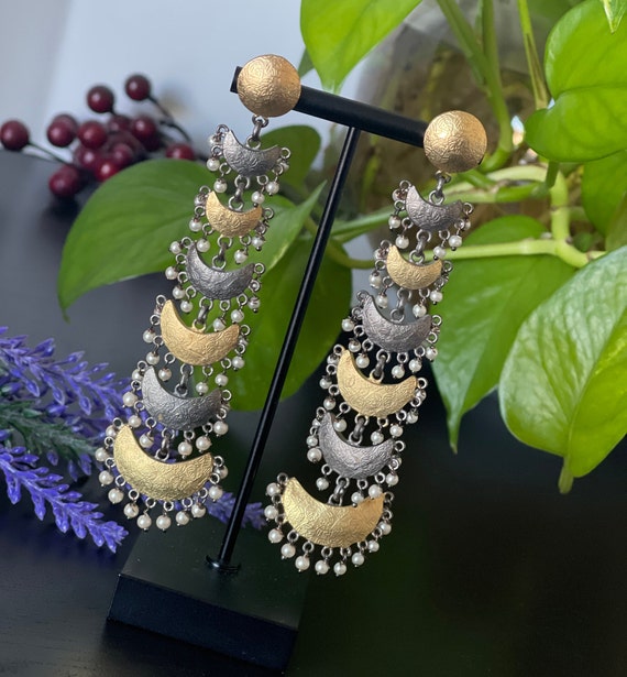 Buy online Black Metal Drop Earring from fashion jewellery for Women by Nm  Creation for ₹208 at 83% off | 2024 Limeroad.com