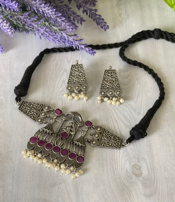 Designer Simple Delicate Oxidized 