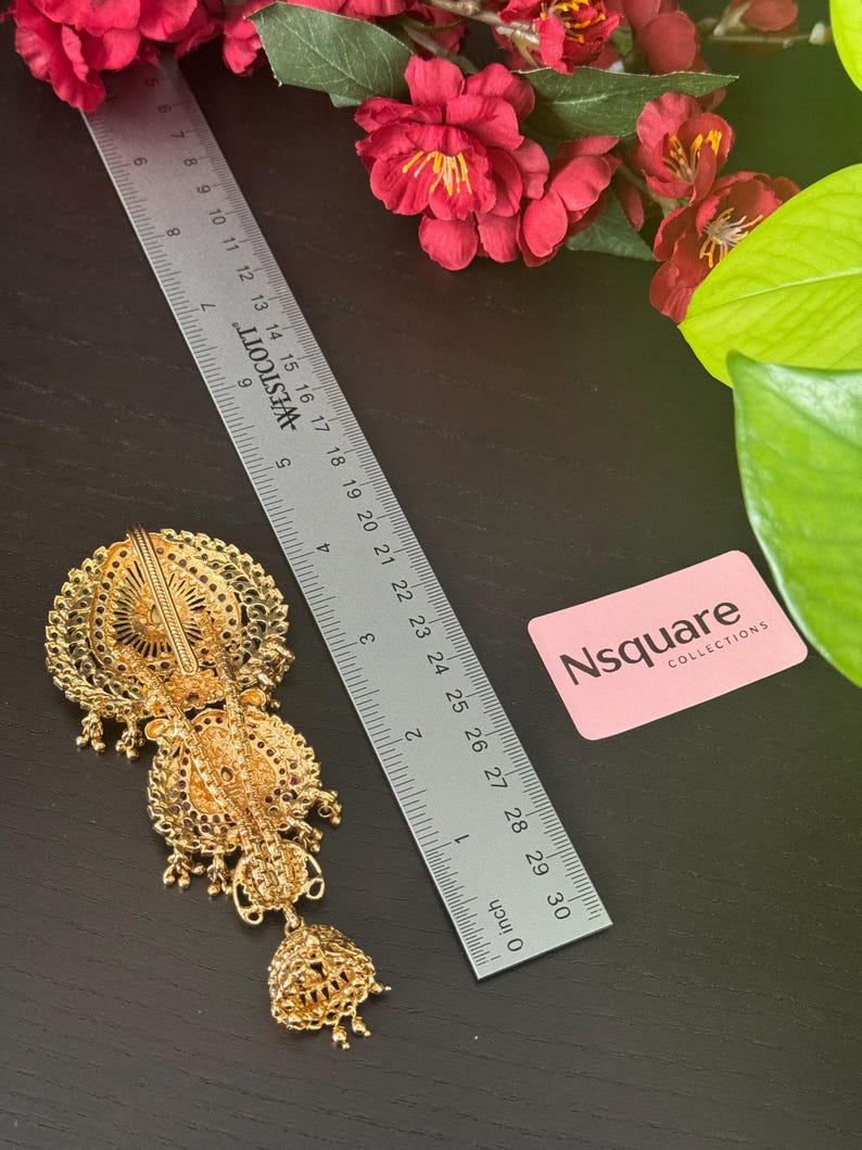 Antique Hair Pin / Juda Pin / Veni Pin / Jada Billa / Classical Dance