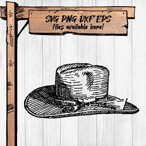 Cowboy Hat Clipart Bundle | Western Iconic Art SVG PNG | Sublimation, Cricut & Silhouette – 300 DPI