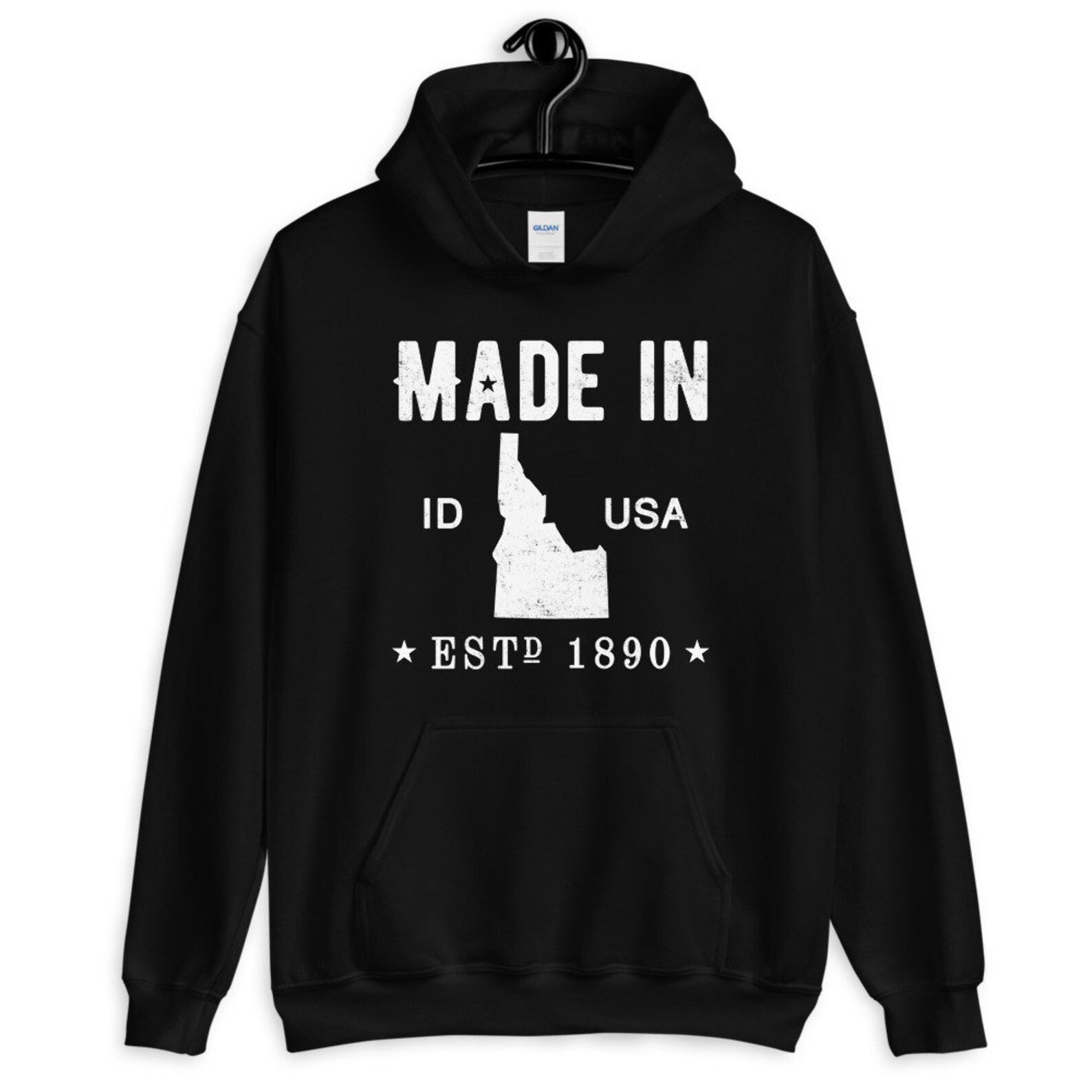 Made in Idaho USA Unisex Hoodie, Idaho Hoodie, Idaho Native Hoodie, Gem State Hoodie, Idaho
