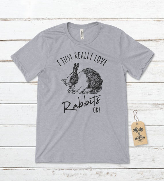 Love Rabbit Shirt, I Love Rabbits T-Shirt Graphic Tee Love Rabbit Shirt, I Love Rabbits T-Shirt Graphic Tee