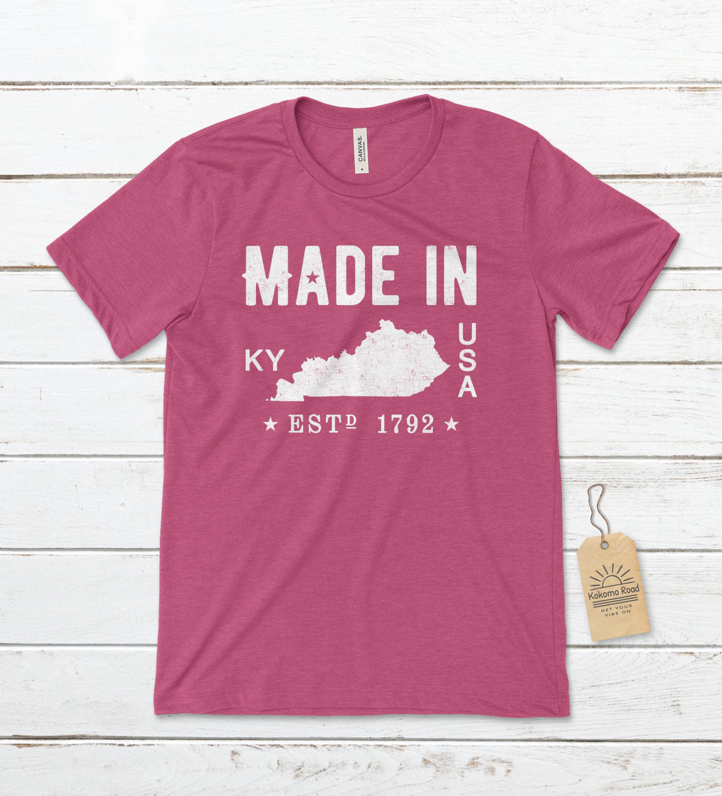 Made in Kentucky Unisex T-shirt Kentucky T-shirts Kentucky - Etsy UK