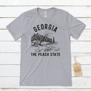 Georgia - The Peach State Unisex T-Shirt, Georgia T-Shirt, Georgians T-Shirts, The Peach State, Georgia Gifts, The Empire State of the South