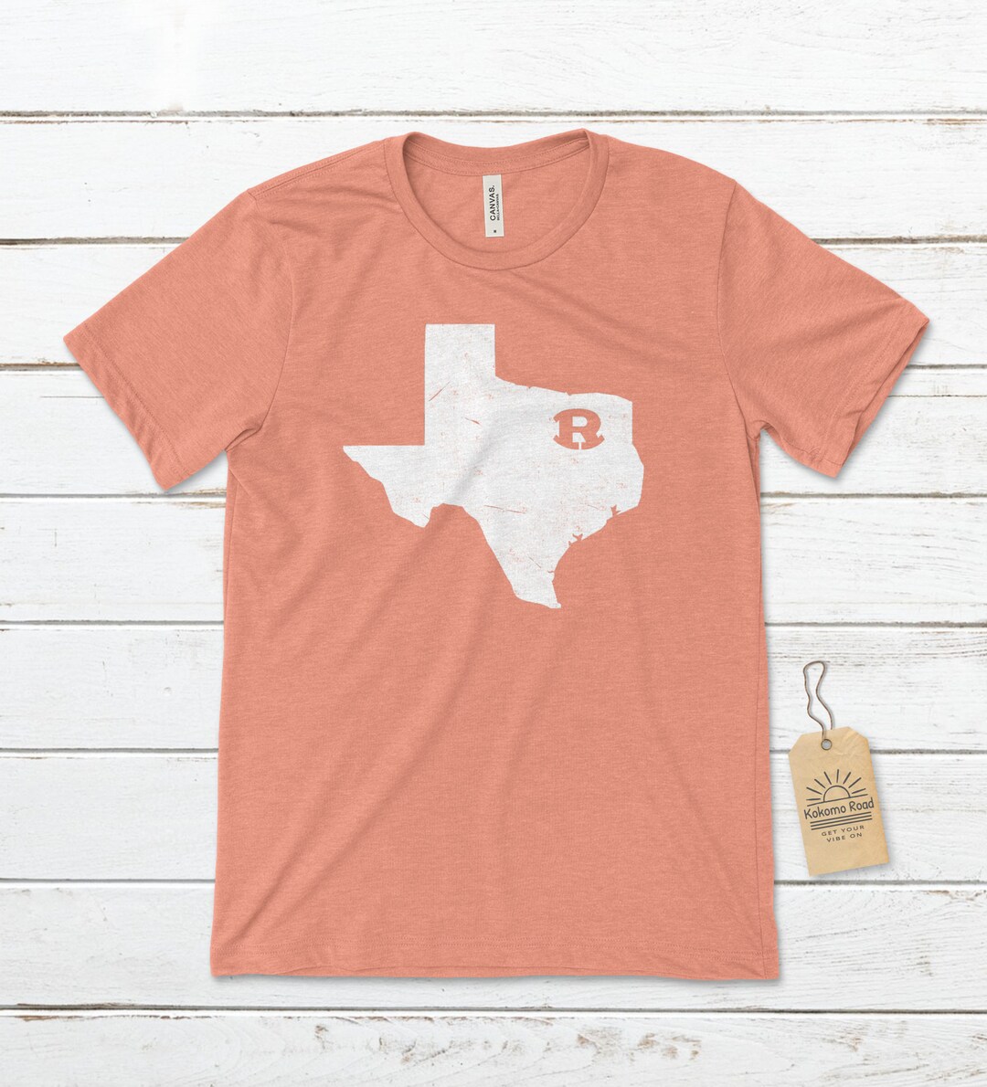 Rockwall Rockin R Texas State Unisex T-Shirt Texas T-Shirt - Etsy España