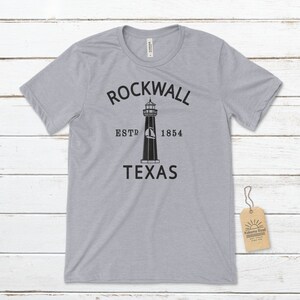 Rockwall Texas Lighthouse Unisex T-Shirt, Rockwall Proud, Rockwall Spirit Wear, Lighthouse T-Shirt, Rockwall T-Shirt, JFND