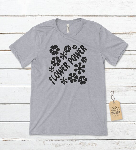 Buy Flower Power Unisex T-shirt, Hippie T-shirt, Gypsy Tee Shirt