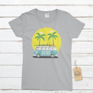 camiseta surf mujer