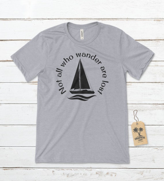 Not All Who Wander Are Lost Surf Beach Van T-Shirt Not All Who Wander Are Lost Surf Beach Van T-Shirt