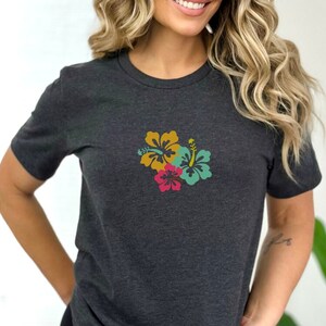 Retro flowers Nature lover Tshirt, Graphic Floral Tee