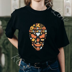 Ghost Lover, Spooky Skull Shirt, Cute Halloween Tee, Funny Skeleton Graphic Top, Halloween Costume, Spooky Shirt, Halloween skull  shirt