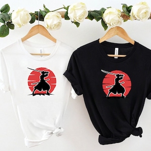 Samurai Sword Shirt, Katana Tee, Japanese Warrior Gift, Vintage Style T-shirt, Martial Arts Shirt, Japan Lover, Asian warrior