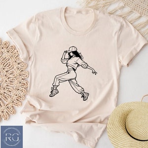 Cooles Tanzgeschenk Zumba Shirt Hip-Hop-Mädchen Shirt Tanzstraße Vibes Urban Dance T-Shirt Trendy Streetwear-Tanzliebhaber Geschenk Hip-Hop Stilvolle Mode