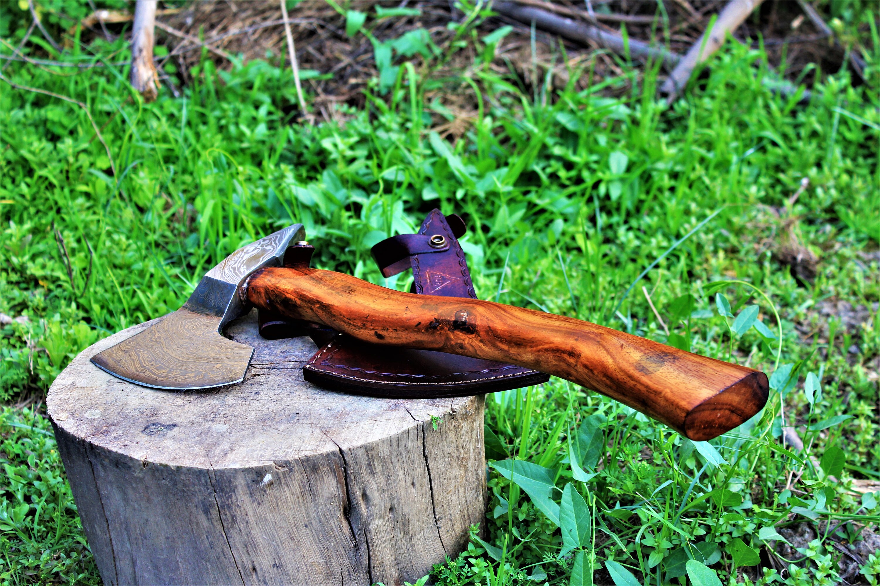 Multi purpose Axe damascus axe Gift For Father Game Lover Etsy