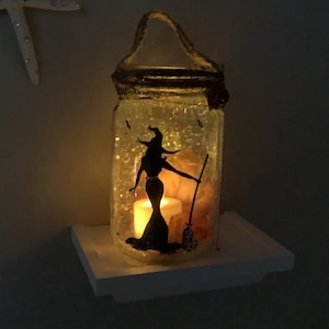 Fall Witch jar