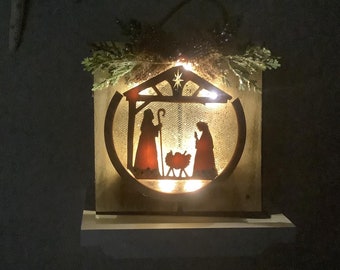 Lighted Nativity