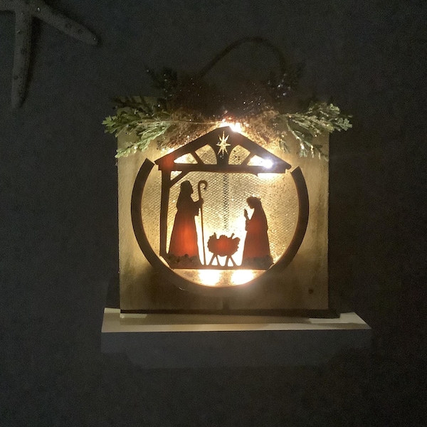 Lighted Nativity