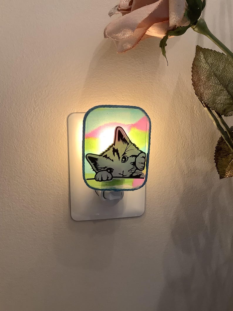 Cool Cat Nightlight kitten Etsy
