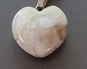 Agate Heart Pendant