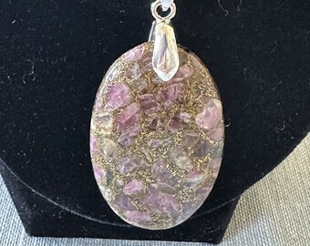 Tourmaline Copper Pendant