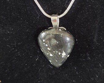 Black Dalmation Jasper Pendant