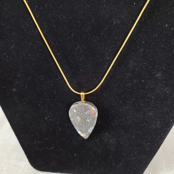 Teardrop Marcasite Pendant