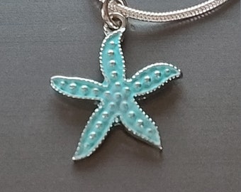 Small Turquoise Colored Starfish