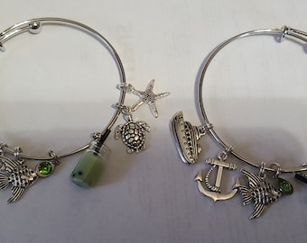 Cruise-Themed Bangle Bracelets