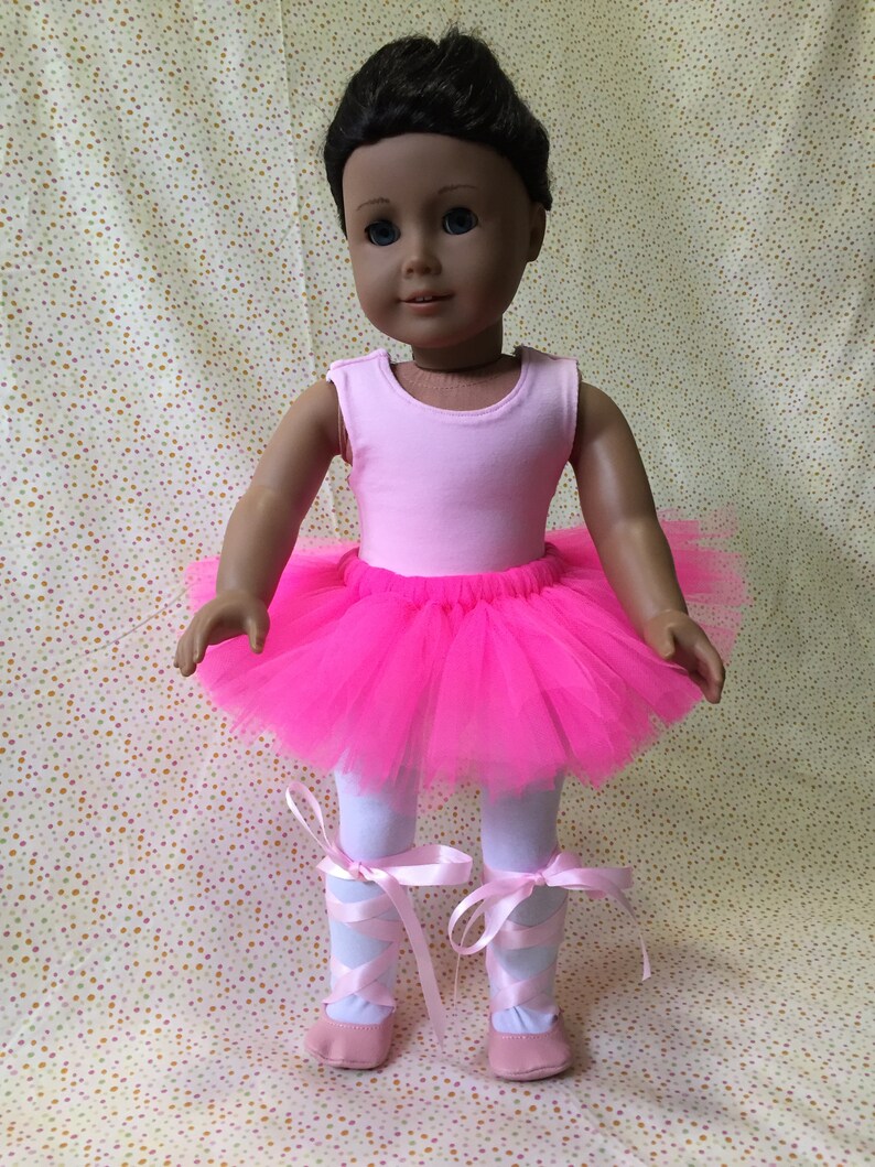 Handmade Pink Doll Clothes Ballet Dress Fit for 18 Inch Dolls