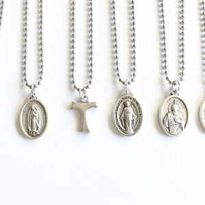 St Raphael Archangel Medal 20" Men Stainless Steel Chain Necklace ...