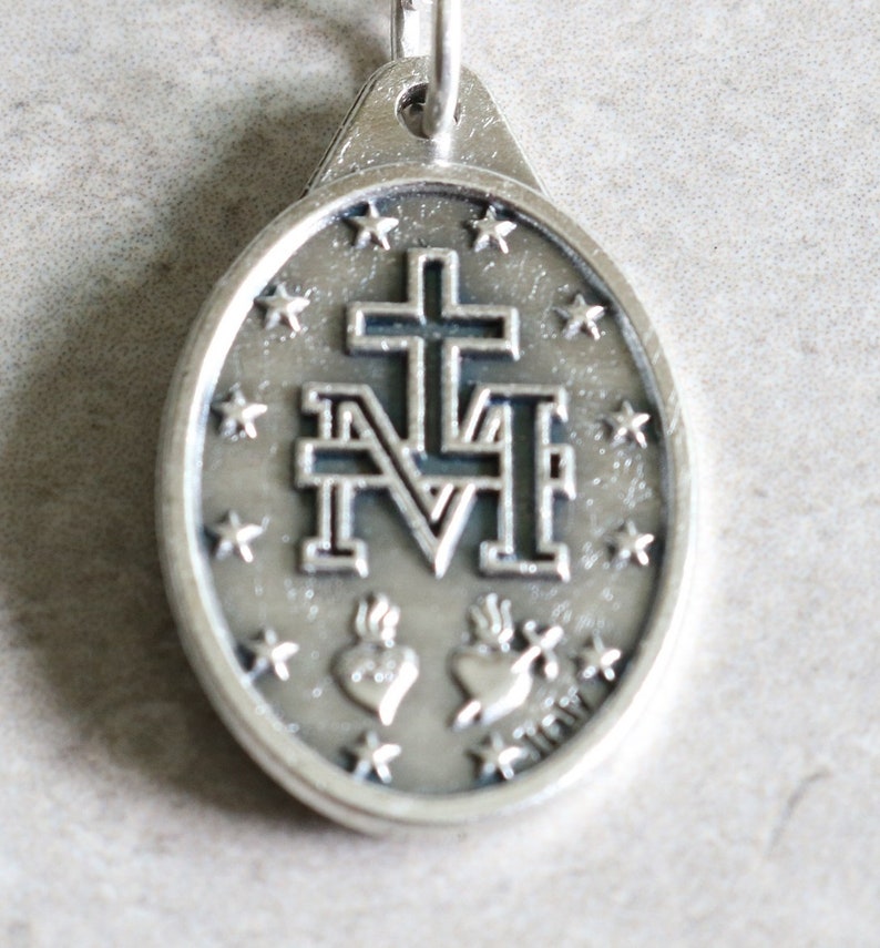 Miraculous Medal Men 20 Stainless Steel Chain Mary - Etsy
