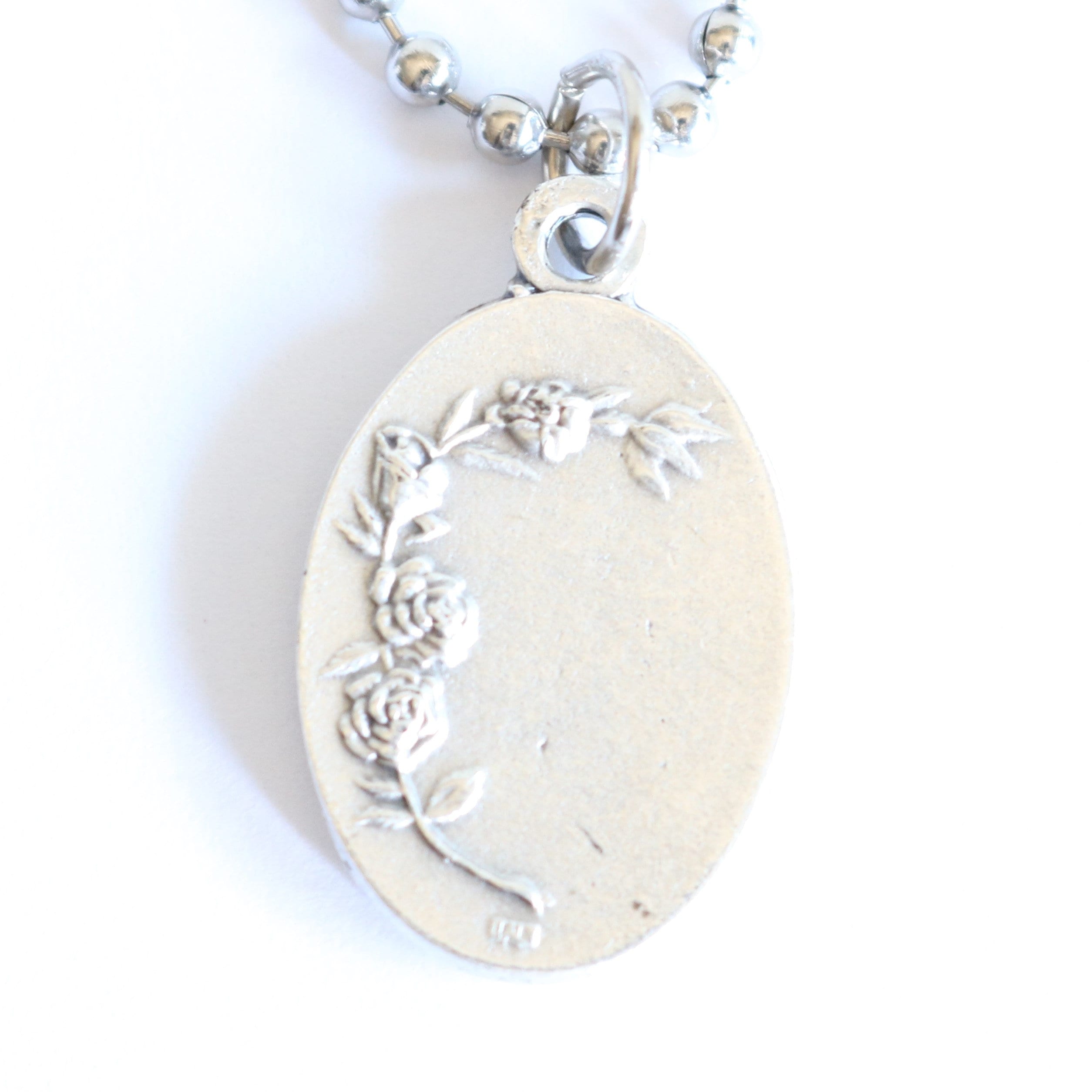 St Maria Goretti Medal 20" Men Stainless Steel Chain Necklace Catholic ...