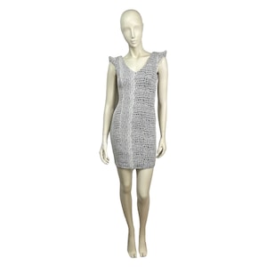 Miss Selfdridge dress, white & black, snakeskin dress, bodycon dress, midi dress, party dress, patterned dress, ladies size 6