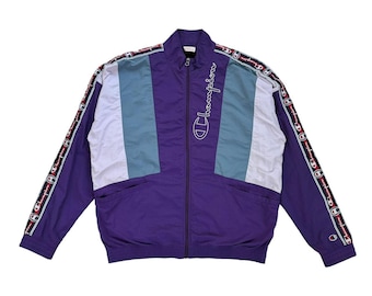 Chaqueta deportiva con bloques de color vintage de los años 90 de Champion