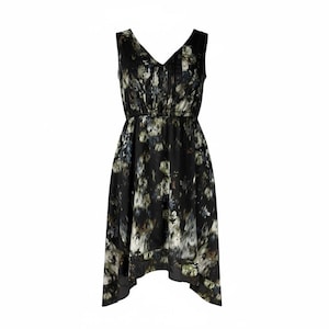 Simply Vera (Vera Wang) Floral Asymmetrical Mini Dress
