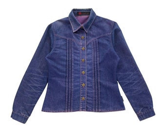 Red Or Dead Y2K Vintage Jean Denim Jacket Size Medium (UK 10/12)