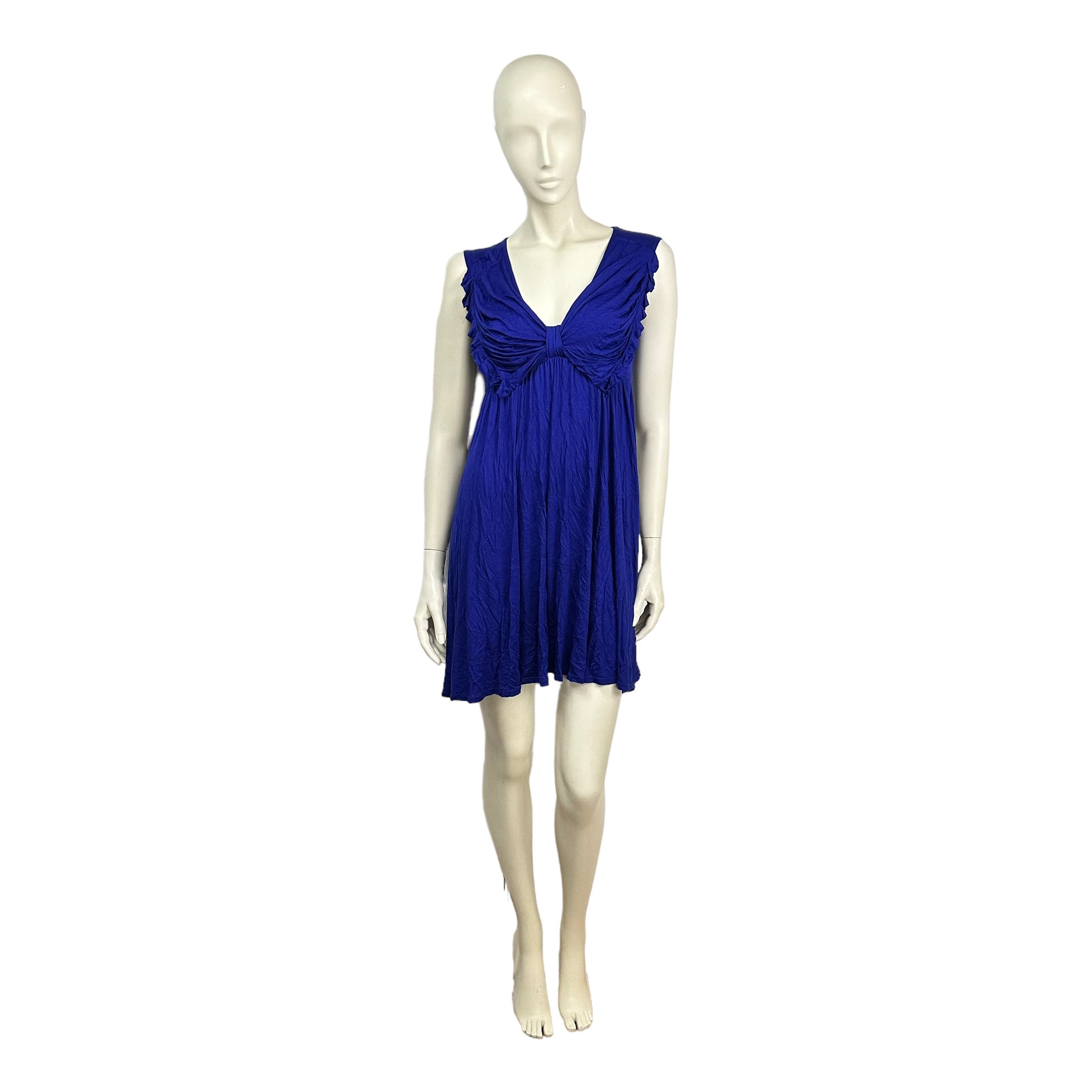 Topshop Dress Purple Dress Empire Dress A line Dress Casual Dress Pleated Dress Ladies Size 8 Etsy Canada