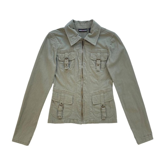 Khaki cargo deals jacket womens
