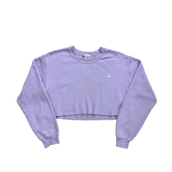 Lilac cropped jumper hotsell