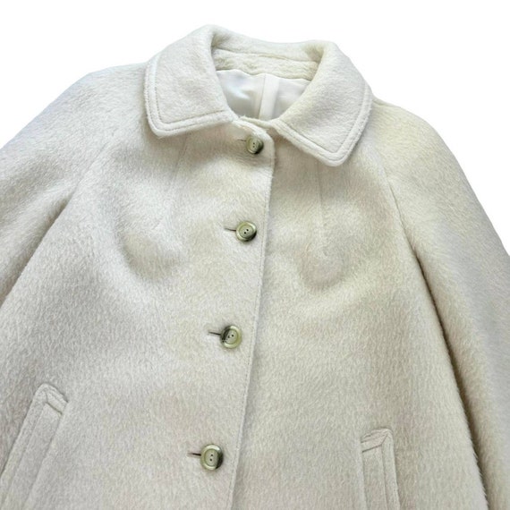 St Michael vintage cream wool and mohair scarf