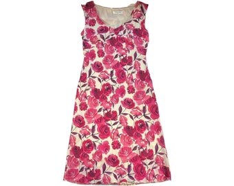 Dorothy Perkins Y2K Vintage Floral Cottagecore Midi Dress UK Size 14