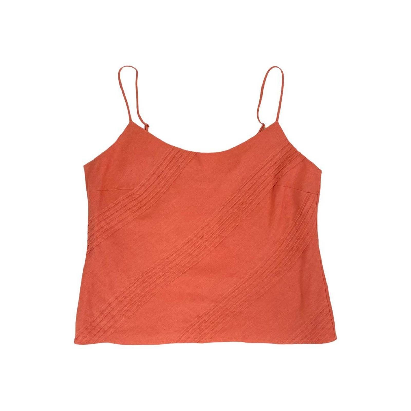 Orange cami top sale