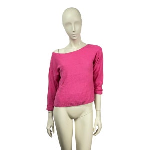 Topshop jumper, pink jumper, pullover sweater, knit jumper, knitwear, pullover, jumper, sweater, woollen jumper, ladies size 6