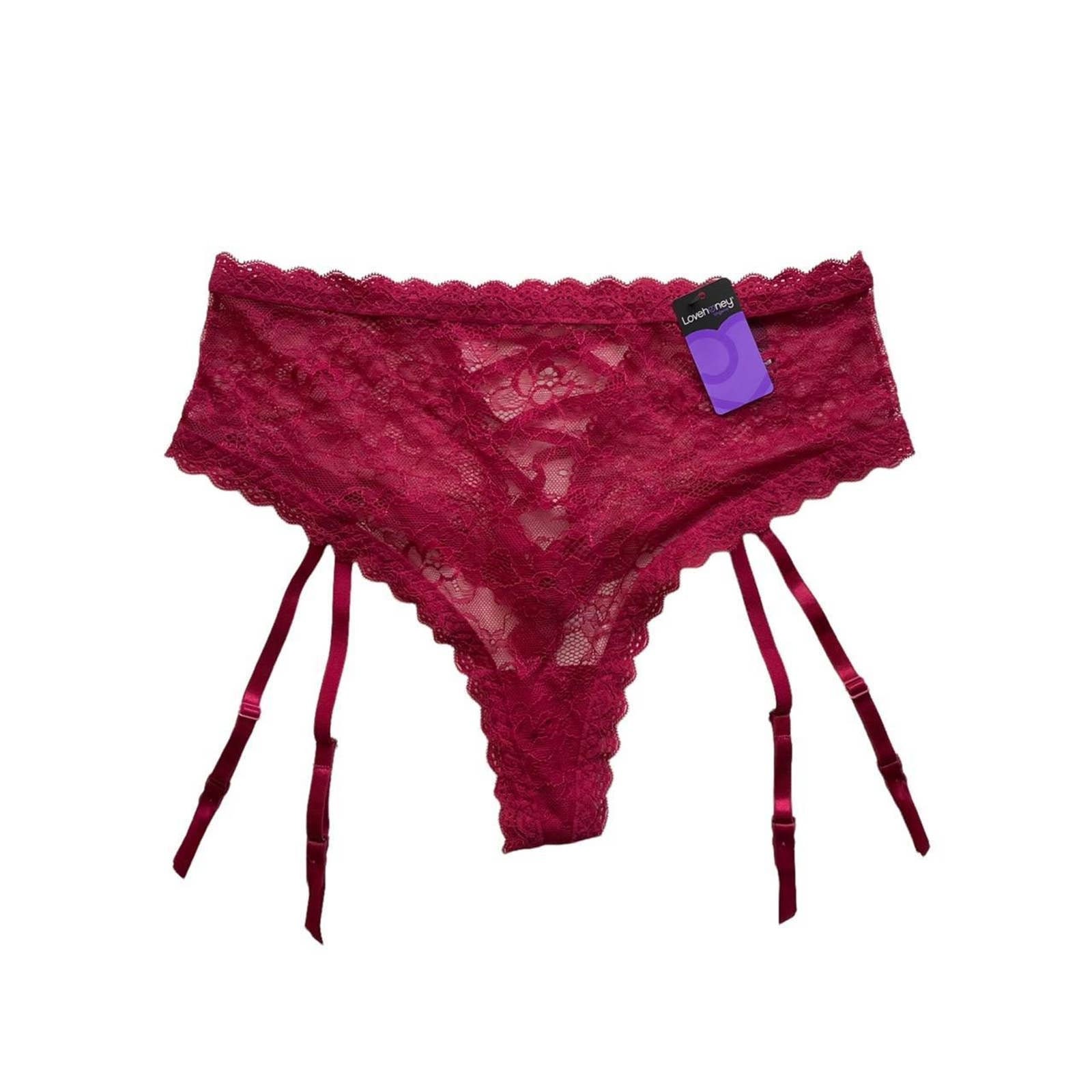 Personalize a Victoria Secret Red Lace Waist Thong, FAST SHIPPING