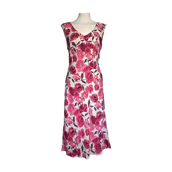 Dorothy Perkins Y2K Vintage Floral Cottagecore Midi Dress UK Size 14 - Etsy