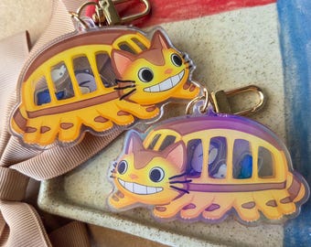 Neko Bus Shaker Keychain *UPDATED DESIGN*